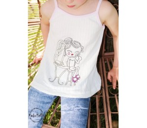 Stickdatei - Beauty Girls - Schminktisch